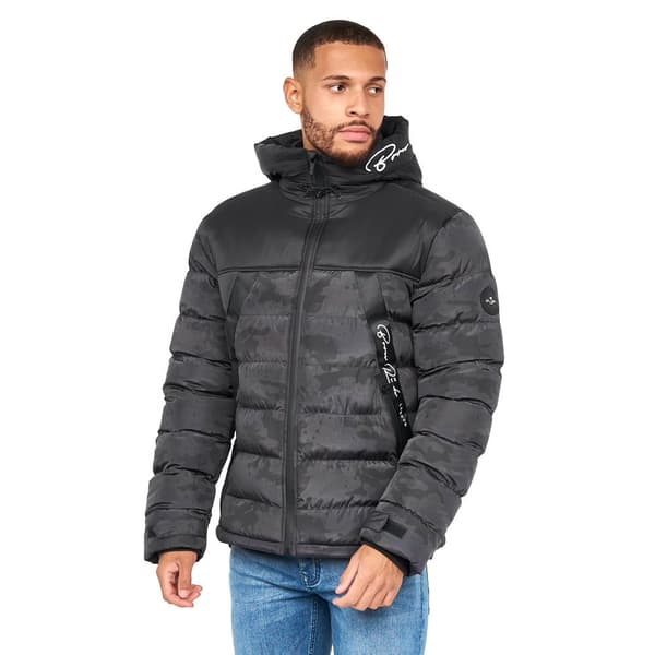 Born Rich Crespo-jakke til herrer Black Camo L