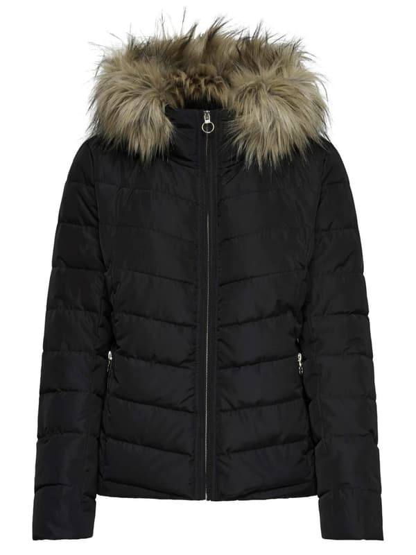 Only - onlEllan Quilted Hood Jacket
