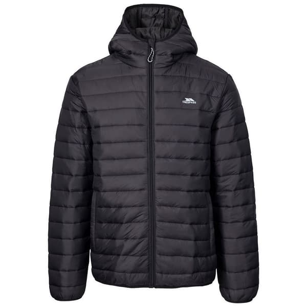 Trespass Vadderad Kelmarsh-jacka för herrar Black XL