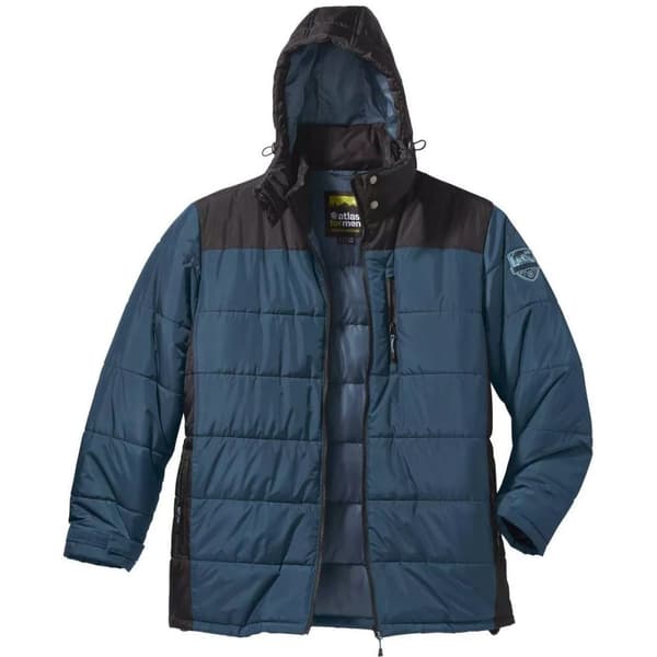 Atlas For Men Mens Water Repellent Puffer Jacket Petrol Blue M