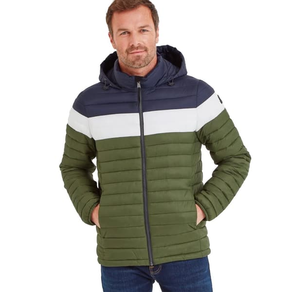 TOG24 Mens Bowburn Colour Block Padded Jacket