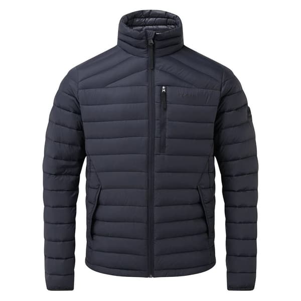 TOG24 Mens Down Funnel Neck Padded Jacket Navy 5XL