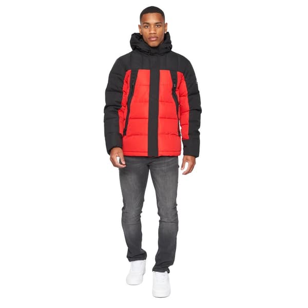 Kings Will Dream Mens Deyton Colour Block Short Puffer Jacket