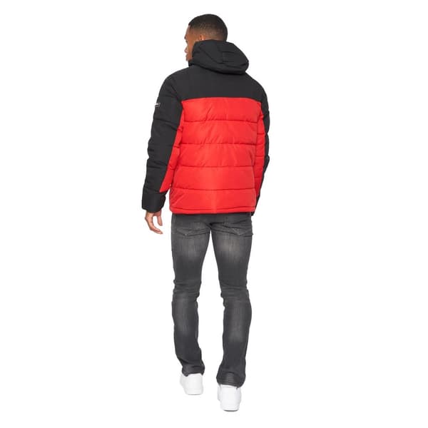 Kings Will Dream Mens Deyton Colour Block Short Puffer Jacket
