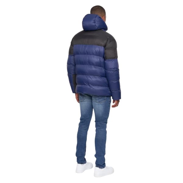 Duck And Cover Mens Raymax Contrast Panel Padded Jacket