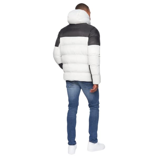 Duck And Cover Mens Raymax Contrast Panel Padded Jacket