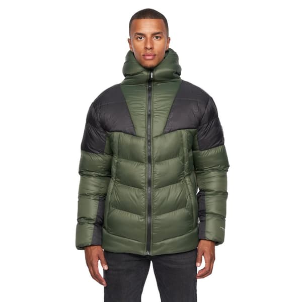 Duck And Cover Mens Raymax Contrast Panel Padded Jacket