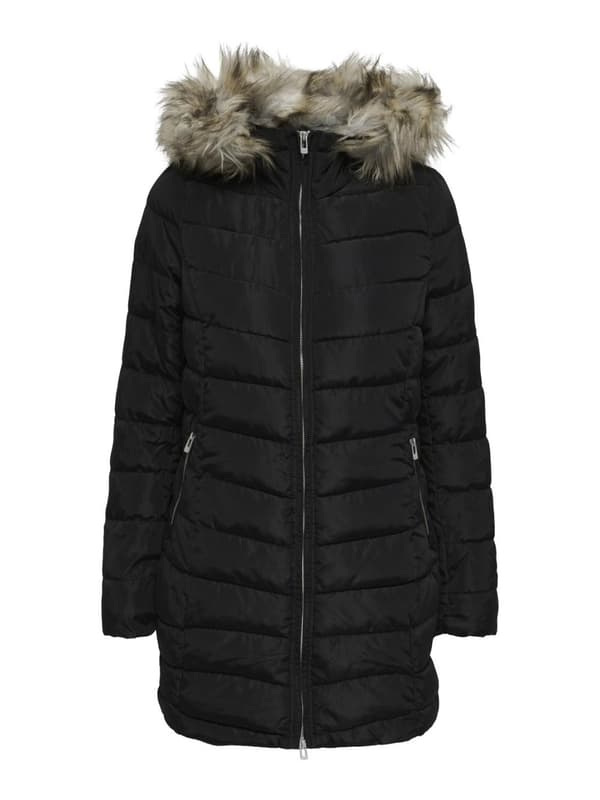 Only - onlNewellan Quilted Hood Coat