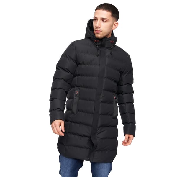 Crosshatch Longkamp-jacka för herrar Black XXL