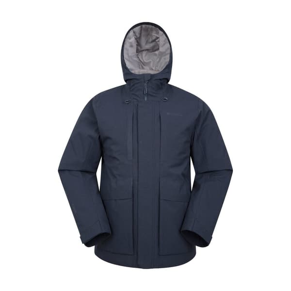 Mountain Warehouse Mens Tempest Waterproof Padded Jacket Navy XL