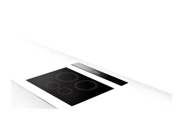Faber Fabula EVO+BK A90 - Panser - teleskopfallvind - Nisje - bredde: 81.2 cm - dybde: 10.6 cm - ekstraksjon og resirkulasjon (med ekstra resirkulasj Sort