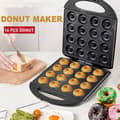 Miniatyrbild 2 av 4: TD Donut Machine Donut Machine Hemlagad Frukost Machine Donut Machine 16 Hål Black Donut Machine