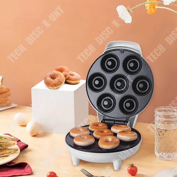 TD Donut Machine Donut Machine Hemlagad Frukost Machine Donut Machine 7 Hål Black Donut Machine