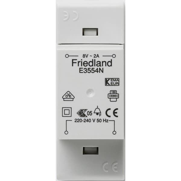 Honeywell E3554N Klock-transformator 8 V/AC 2 A