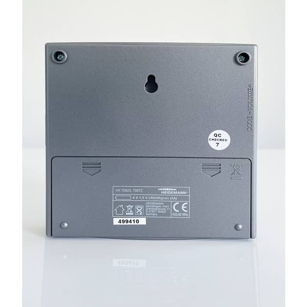 Trådlös dörrklocka Komplett set Heidemann 70823 HX Square