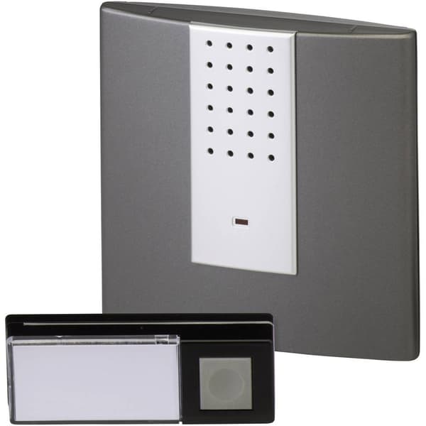 Trådlös dörrklocka Komplett set Heidemann 70823 HX Square