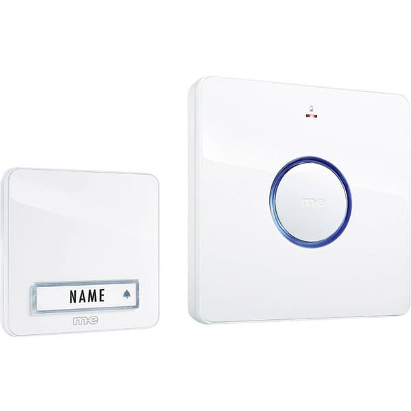 m-e modern-electronics 41095 Trådlös dörrklocka Komplett set