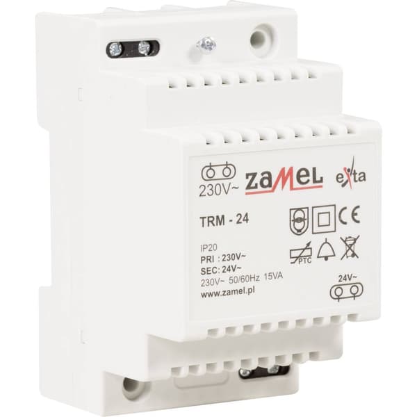 Zamel TRM-24 Klock-transformator 24 V/AC 0.63 A