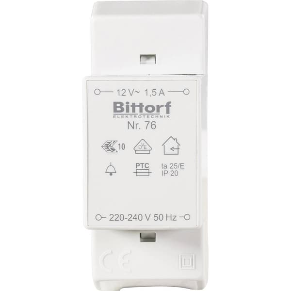 Bittorf 76 Klock-transformator 12 V/AC 1.5 A