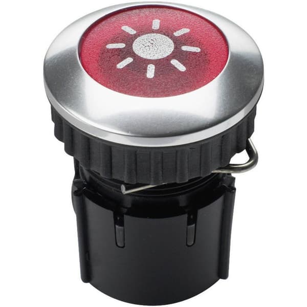 Grothe 63022 Klockknapp 1x Aluminium 12 V/1,5 A