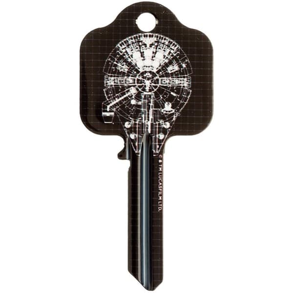 Star Wars Millenium Falcon Door Key Black One Size