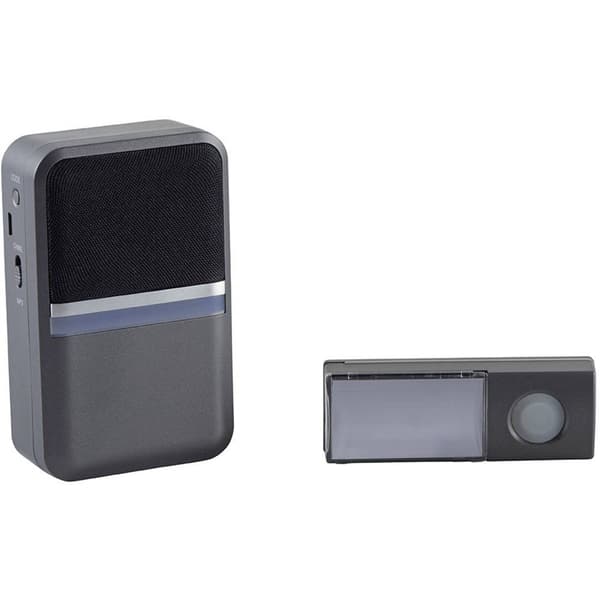 Heidemann 70847 Trådlös gong Komplett set med USB-anslutning, självspelande