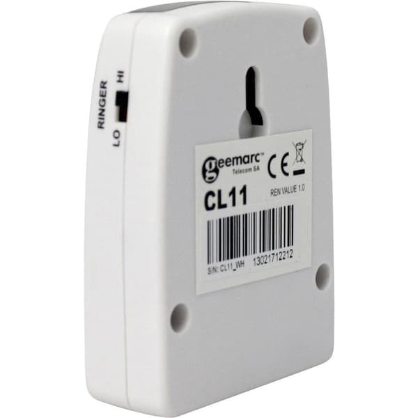 Geemarc CL11_WH Trådlös ringsignalsförstärkare Komplett set
