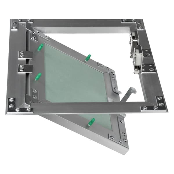 ECD Germany versioläppien tarkastusovien kipsilevyjen sisäosa 200x250 mm kipsilevyjä 12,5 mm alumiinikehyksiä tarkistushuolto-ovien huoltoluukkujen