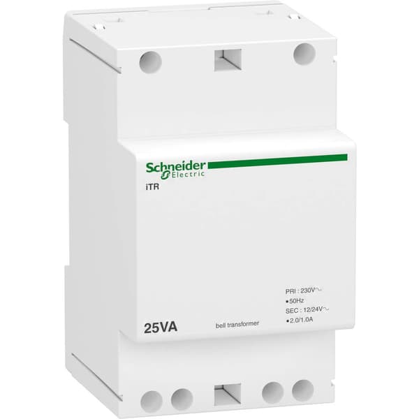 Schneider Electric A9A15215 Klock-transformator 12 V, 24 V, 16 V, 32 V 25 A
