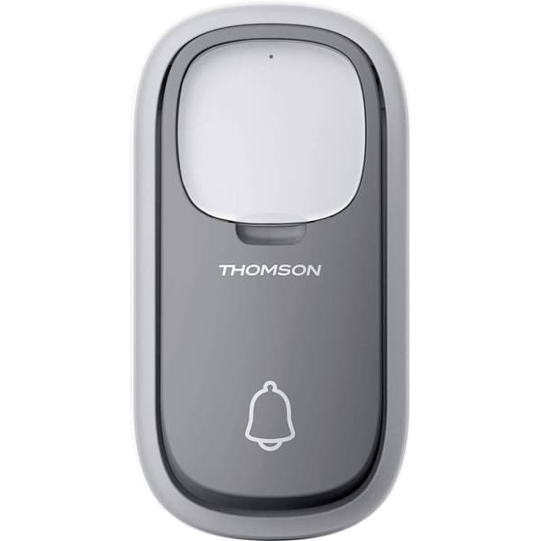 Thomson 513133 Trådlös dörrklocka Komplett set batterilös, med namnskylt