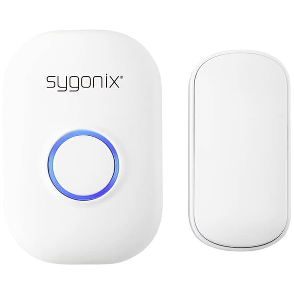 Sygonix SY-5225388 Trådlös dörrklocka Komplett set batterilös, med blixt