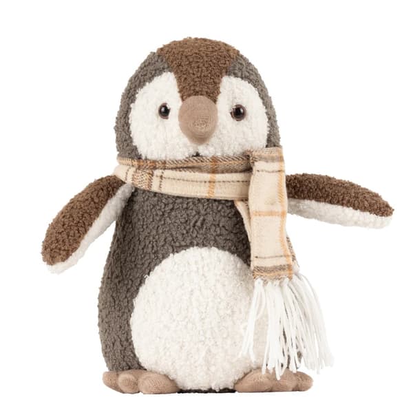 Paoletti Bouclé Penguin Doorstop