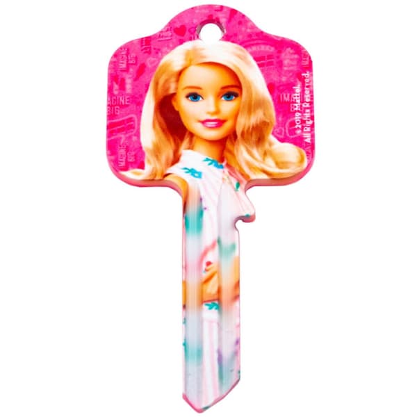 Barbie Blank Key Pink/White One Size