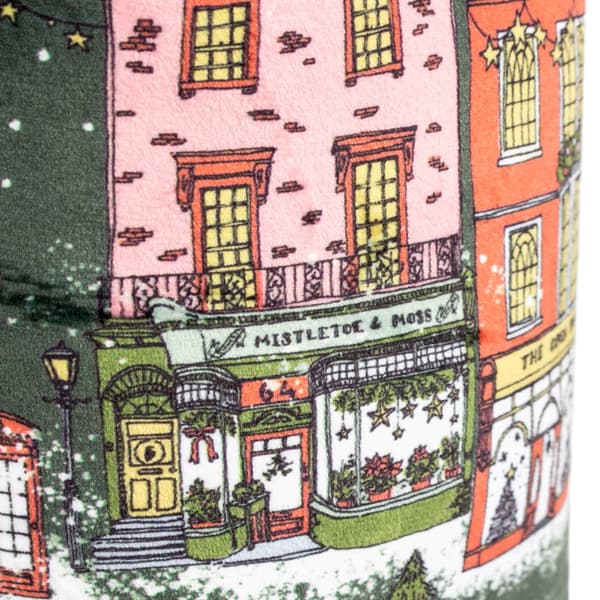 Furn Velvet Christmas Doorstop