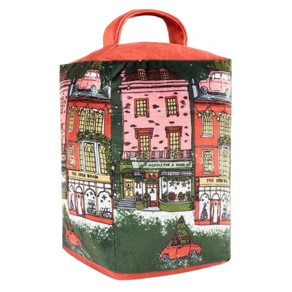 Furn Velvet Christmas Doorstop Multicoloured One Size