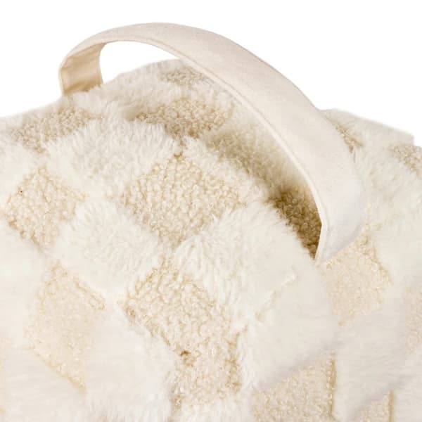 Heya Home Fleece Checked Doorstop