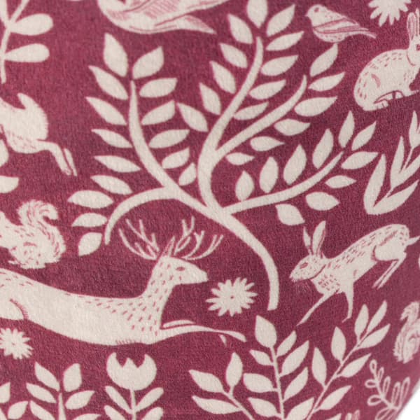 Furn Skandi Woodland Velvet Animals Doorstop