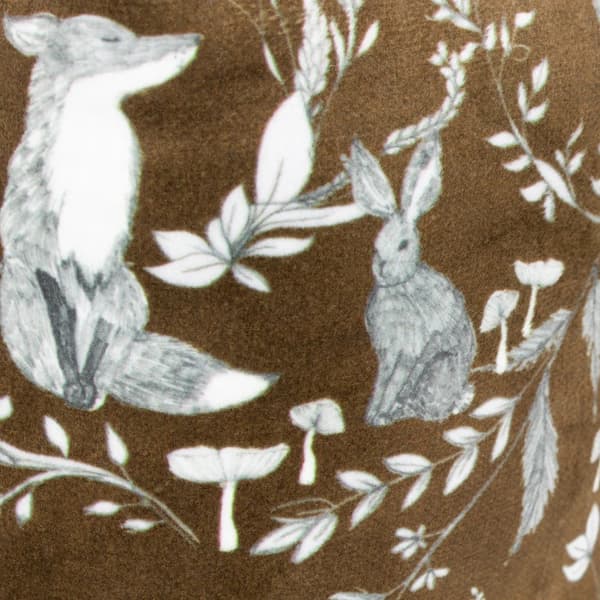 Furn Buckthorn Velvet Woodland Doorstop