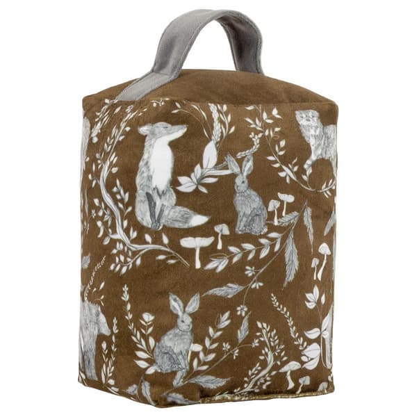 Furn Buckthorn Velvet Woodland Doorstop