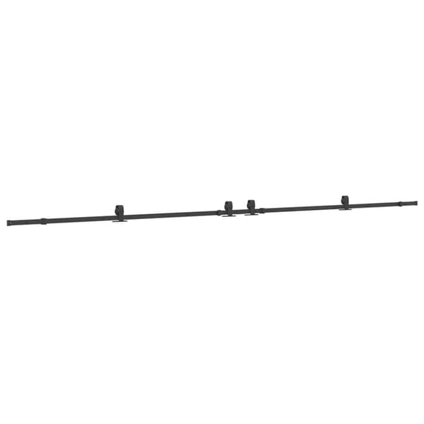 Skjutdörrsbeslag 427 cm stål svart