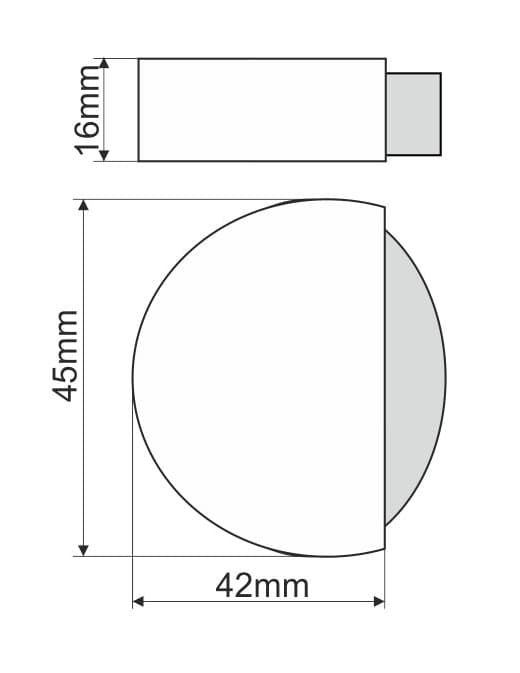 Dørstopper DS03, eg