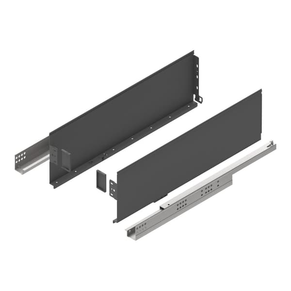 GAMET SIMPLE BOX 6 skuffer, mellem, antracit, 500 mm