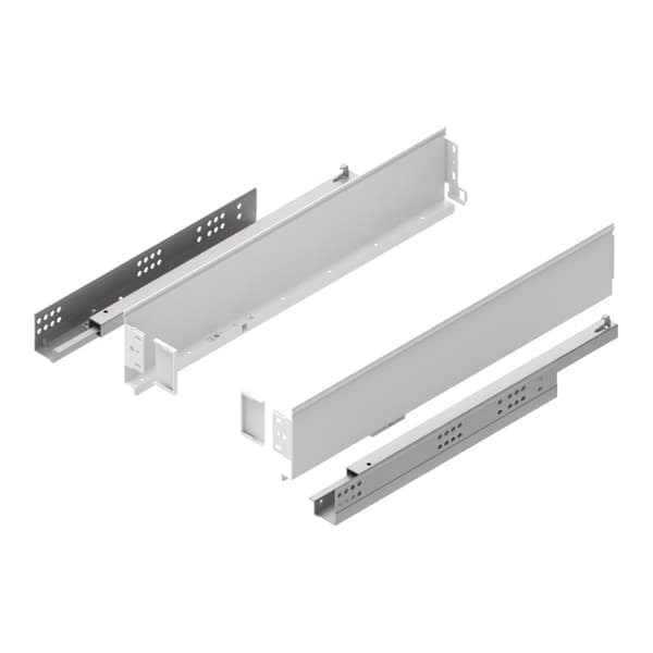 Lådlåda GAMET SIMPLE BOX6, låg, vit, 450 mm
