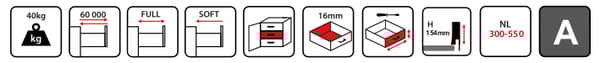 GAMET BOX2 laatikko, neliökisko, keskikokoinen, antrasiitti, 300 mm