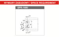 Miniatyrbillede 3 af 7: Skuffeside SPR2-86, hvid, 350 mm