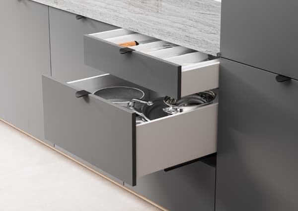 GAMET S-BOX skuffe, høj, hvid, 550 mm