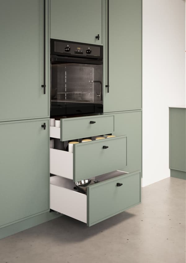 GAMET S-BOX skuffe, høj, hvid, 550 mm
