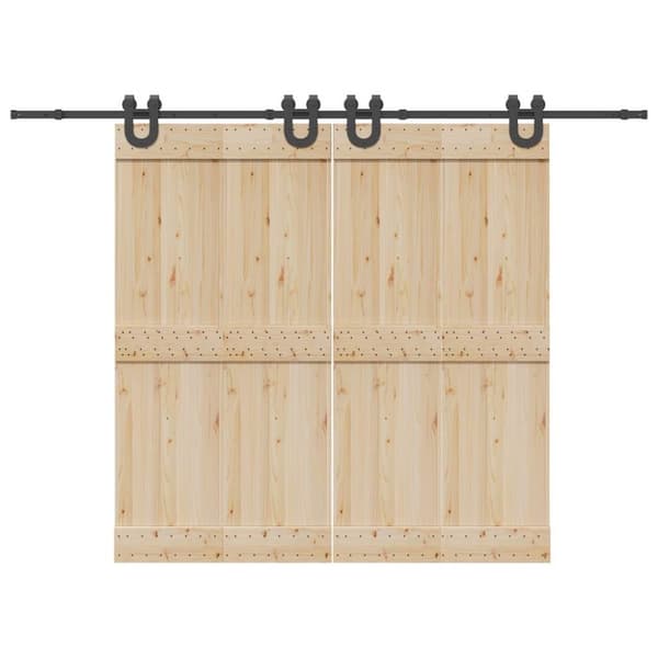 Skjutdörrsbeslag 400 cm stål svart