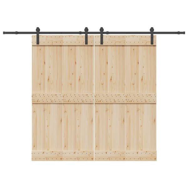 Skjutdörrsbeslag 427 cm stål svart