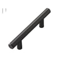 Miniatyrbillede 1 af 2: Møbelgreb, rustfrit stål materiale, børstet guld finish, 20PCS Sort 160mm